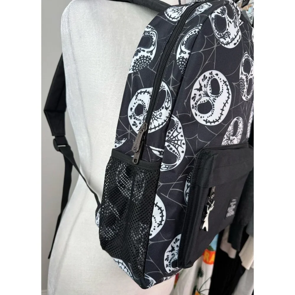 NEW Loungefly Jack Skellington SugarSkull Full Backpack Disney Nightmare B4 Xmas